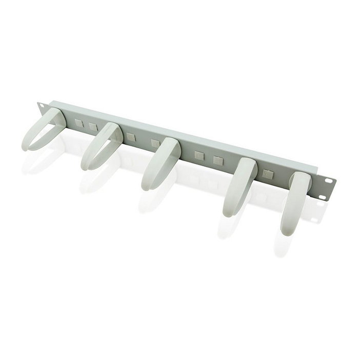 VALUE Soporte para cables 1U con 5 anillos Gris VALUE Soporte para cables 1U con 5 anillos Gris