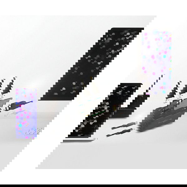 LogiLink UA0370 Docking Station USB 3.2 Gen 1 (10 Puertos) con HDMI, PD 60W, Ethernet Gigabit, Lector de Tarjetas, 4K, Plug and Play, Negro