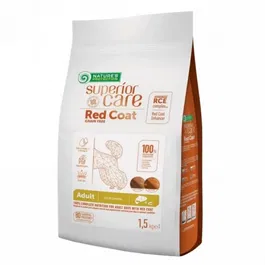 Nature's Protection Sc Red Dog Adult Small Salmon Alimento Seco Sin Granos para Perros Adultos Razas Pequeñas con Pelaje Rojo y Salmón 10 kg