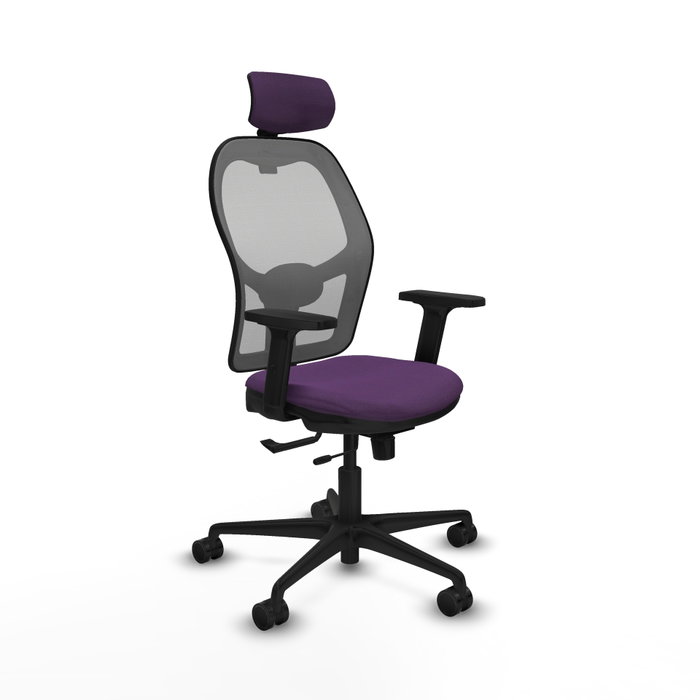 PIQUERAS Y CRESPO Silla de oficina Jorquera con Mecanismo Sincro/Traslack, Morado y Gris PIQUERAS Y CRESPO Silla de oficina Jorquera con Mecanismo Sincro/Traslack, Morado y Gris
