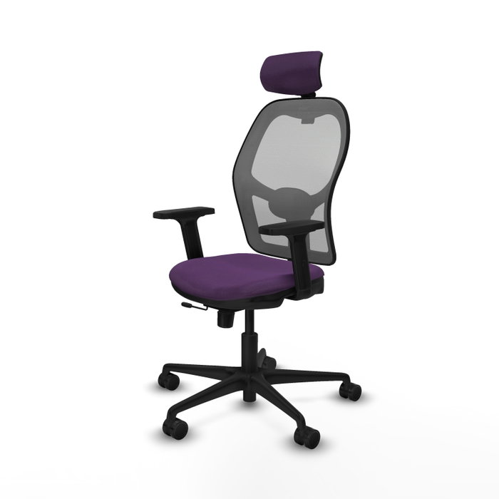 PIQUERAS Y CRESPO Silla de oficina Jorquera con Mecanismo Sincro/Traslack, Morado y Gris PIQUERAS Y CRESPO Silla de oficina Jorquera con Mecanismo Sincro/Traslack, Morado y Gris