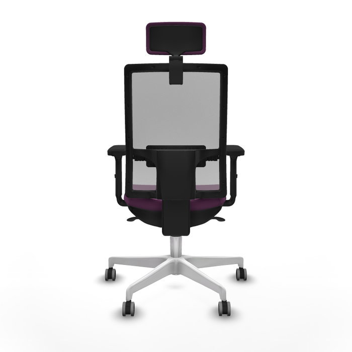 PIQUERAS Y CRESPO Silla de oficina Horna con mecanismo Sincro, Morado y Gris PIQUERAS Y CRESPO Silla de oficina Horna con mecanismo Sincro, Morado y Gris