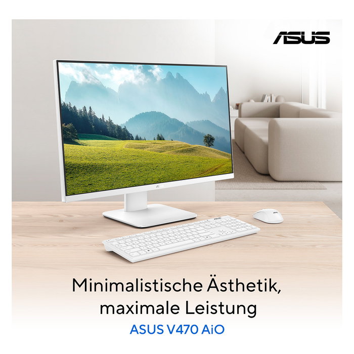 ASUS V470VAK-BPE993W PC Todo en Uno 27" Full HD Intel Core i5 13420H 8GB RAM 512GB SSD Windows 11 Home ASUS V470VAK-BPE993W PC Todo en Uno 27" Full HD Intel Core i5 13420H 8GB RAM 512GB SSD Windows 11 Home
