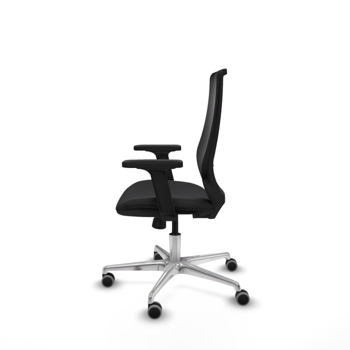 PIQUERAS Y CRESPO Silla de oficina Mardos con mecanismo Sincro, Negro