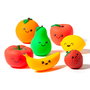 Molto Set de Frutas 7 Piezas 25574 - Manzana, Pera, Limón, Naranja, Tomate, Plátano y Fresa, Juguete Educativo de Estimulación Sensorial para Bebés +12 Meses