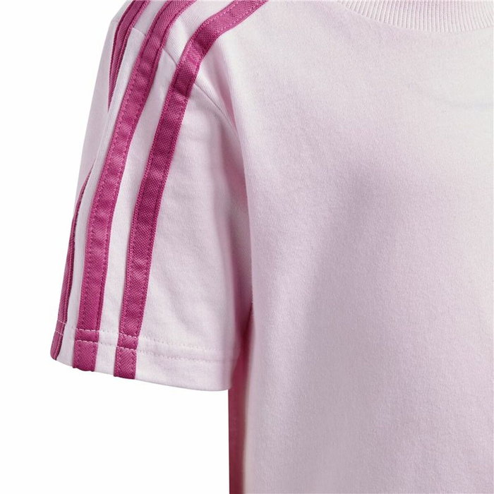 Conjunto Deportivo para Niños Adidas 3 Stripes Rosa