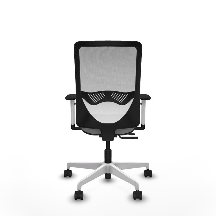 PIQUERAS Y CRESPO Silla de oficina Zulema con mecanismo Sincro/Traslack, Gris claro y Blanco PIQUERAS Y CRESPO Silla de oficina Zulema con mecanismo Sincro/Traslack, Gris claro y Blanco