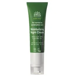URTEKRAM Wild Lemongrass Crema Noche Hidratante 50ml Eco Vegan con Aloe Vera y Aceites Naturales para Piel Normal/Mixta