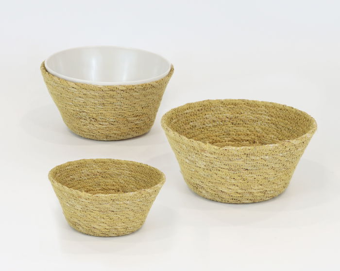 Privilege Cesta Seagrass Redonda 10 cm x 6 cm (24 Unidades)