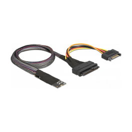 DeLOCK Adaptador M.2 Key M a U.2 SFF-8639 NVMe con cable de 50 cm