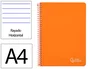 Liderpapel Cuaderno Espiral Witty A4 Tapa Dura Naranja