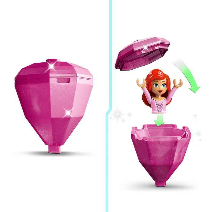 Lego | Disney Princess 43259 Ariel Girando Juego de Construcción para Niñas a Partir de 5 Años