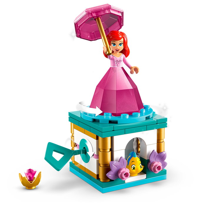 Lego | Disney Princess 43259 Ariel Girando Juego de Construcción para Niñas a Partir de 5 Años
