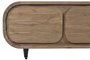 DKD Home Decor Mueble TV de Teca Reciclada 200x45x50 con 4 Puertas y 4 Cajones