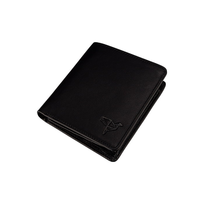 Zoozie Bags Dallas Cartera de Piel Auténtica para Hombre Color Negro