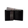 Zoozie Bags Dallas Cartera de Piel Auténtica para Hombre Color Negro