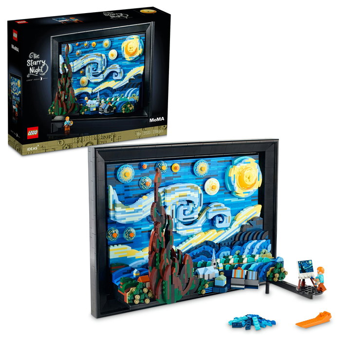 LEGO Ideas Vincent van Gogh La Noche Estrellada 21333 LEGO Ideas Vincent van Gogh La Noche Estrellada 21333