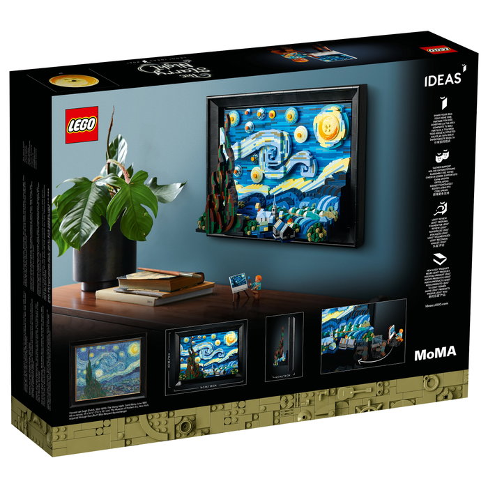 LEGO Ideas Vincent van Gogh La Noche Estrellada 21333 LEGO Ideas Vincent van Gogh La Noche Estrellada 21333