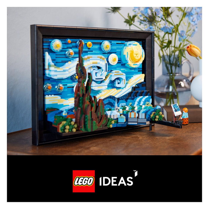LEGO Ideas Vincent van Gogh La Noche Estrellada 21333 LEGO Ideas Vincent van Gogh La Noche Estrellada 21333