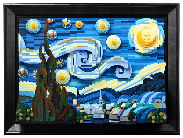 LEGO Ideas Vincent van Gogh La Noche Estrellada 21333 LEGO Ideas Vincent van Gogh La Noche Estrellada 21333