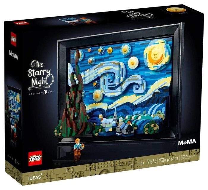 LEGO Ideas Vincent van Gogh La Noche Estrellada 21333 LEGO Ideas Vincent van Gogh La Noche Estrellada 21333