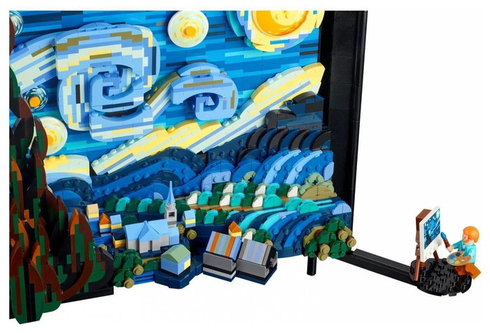 LEGO Ideas Vincent van Gogh La Noche Estrellada 21333 LEGO Ideas Vincent van Gogh La Noche Estrellada 21333