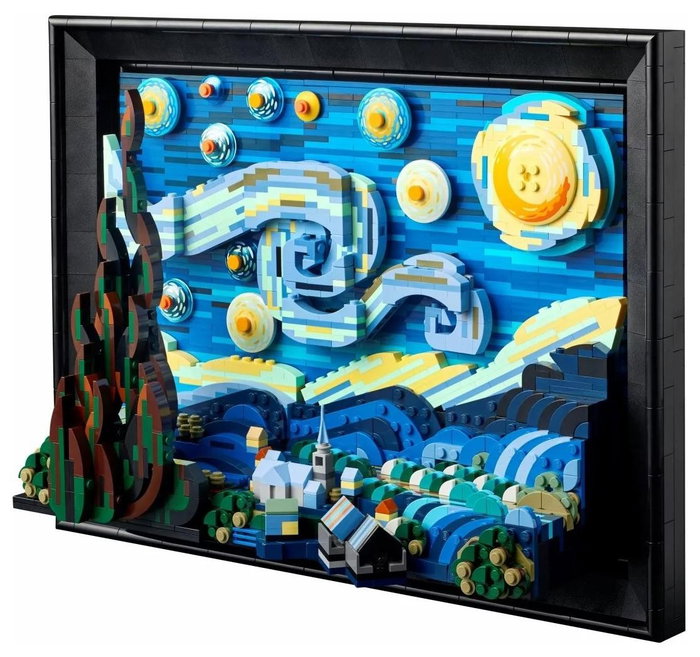 LEGO Ideas Vincent van Gogh La Noche Estrellada 21333 LEGO Ideas Vincent van Gogh La Noche Estrellada 21333