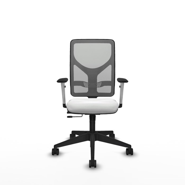 PIQUERAS Y CRESPO Silla de oficina Motilla con mecanismo Sincro/Traslack, Blanco y Gris PIQUERAS Y CRESPO Silla de oficina Motilla con mecanismo Sincro/Traslack, Blanco y Gris