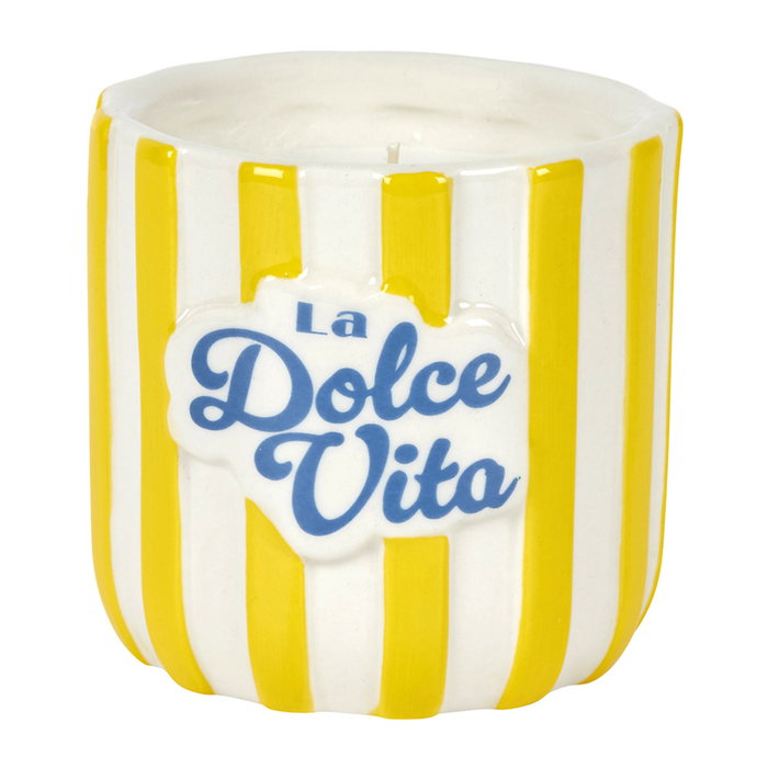 Home Deco Factory Vela Perfumada Dolce Vita, Frasco Porcelana, 160g, ~14h, Fruta Pasión/Matcha/Higo Home Deco Factory Vela Perfumada Dolce Vita, Frasco Porcelana, 160g, ~14h, Fruta Pasión/Matcha/Higo