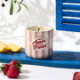 Home Deco Factory Vela Perfumada Dolce Vita, Frasco Porcelana, 160g, ~14h, Fruta Pasión/Matcha/Higo