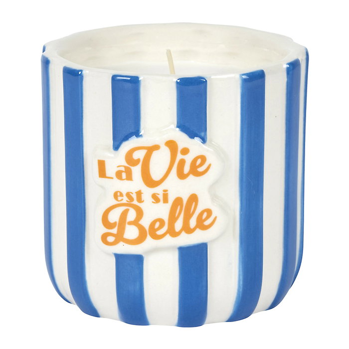 Home Deco Factory Vela Perfumada Dolce Vita, Frasco Porcelana, 160g, ~14h, Fruta Pasión/Matcha/Higo Home Deco Factory Vela Perfumada Dolce Vita, Frasco Porcelana, 160g, ~14h, Fruta Pasión/Matcha/Higo