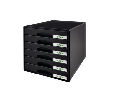 Leitz Módulo de 6 cajones Plus color negro Leitz Módulo de 6 cajones Plus color negro