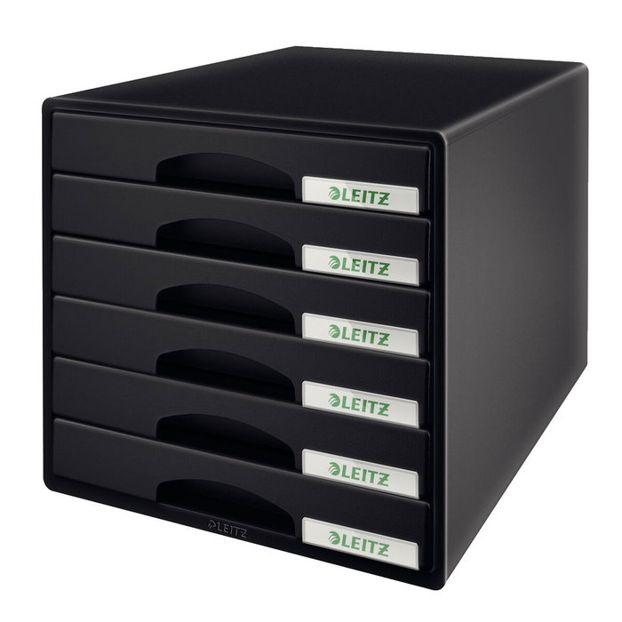 Leitz Módulo de 6 cajones Plus color negro Leitz Módulo de 6 cajones Plus color negro
