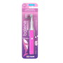 Bexident Cepillo Dental Balene Junior 1 u Cepillo Manual Infantil con Cabezal Giratorio 180º para Limpieza Interna y Externa, Filamentos Suaves, Apoyado por SEOP, Color Purple