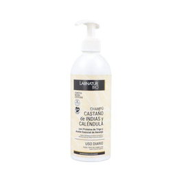 Labnatur Bio Champú Castaño de Indias y Caléndula 450ml - Sin Sulfatos, 99% Ingredientes Naturales, Sello BioVidaSana