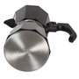 THULOS TH-BKCI12T Cafetera Italiana Clásica de Aluminio 12 Tazas - Negra, Para Inducción, Gas, Eléctrica, Vitro y Halógena