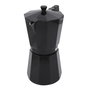 THULOS TH-BKCI12T Cafetera Italiana Clásica de Aluminio 12 Tazas - Negra, Para Inducción, Gas, Eléctrica, Vitro y Halógena