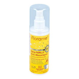 FLORAME Spray Antimosquitos y Moscas para Tejidos Repelente Ecológico de Aceites Esenciales 90 ml
