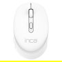 Inca IWM-243RB Ratón Inalámbrico Candy Design Blanco 1600 DPI 2.4GHz