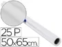 Sadipal Papel Charol Blanco Rollo 25 Pliegos 50x65 cm 65 g/m²