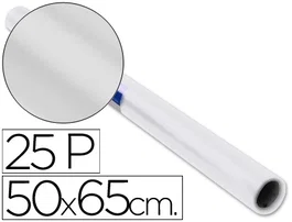 Sadipal Papel Charol Blanco Rollo 25 Pliegos 50x65 cm 65 g/m²