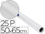 Sadipal Papel Charol Blanco Rollo 25 Pliegos 50x65 cm 65 g/m²
