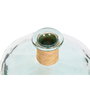 DKD Home Decor Jarrón Enea de Cristal Reciclado y Enea 30L