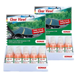 Sonax Pack x2 Visión Clara 1:100 Concentrado con Counterdisplay
