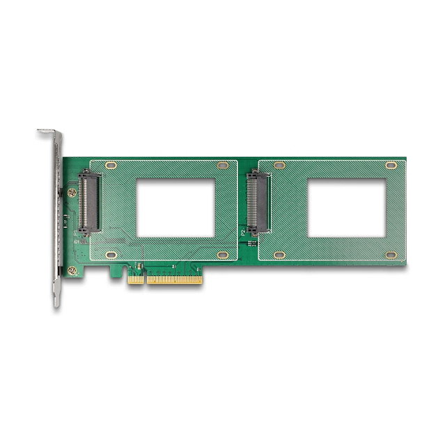 DeLOCK 90151 Tarjeta PCI Express 4.0 x8 a 2 x interno U.2 NVMe SFF-8639