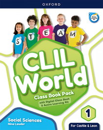 OXFORD UNIVERSITY PRESS, SOCIAL SCIENCE 1 COURSEBOOK. CLIL WORLD. CASTILLA Y LEÓN 2023