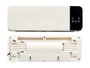 ARGON Calefactor de Pared Digital 2000W Blanco-Negro