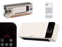 ARGON Calefactor de Pared Digital 2000W Blanco-Negro