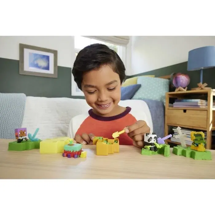 Mattel Minecraft Cabezas Modulares Mini - Surtido de Figuras - Modelo Aleatorio HTK99