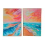 DKD Home Decor Set de 2 Cuadros Decorativos Playa 80x120 cm